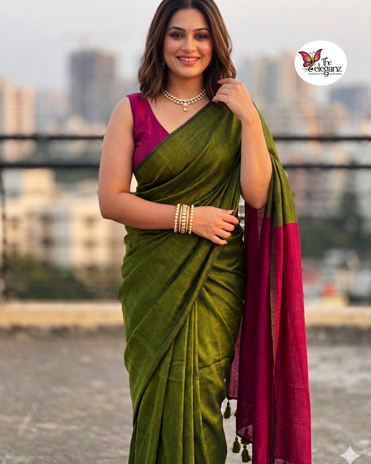 Harit Mul Modal Saree