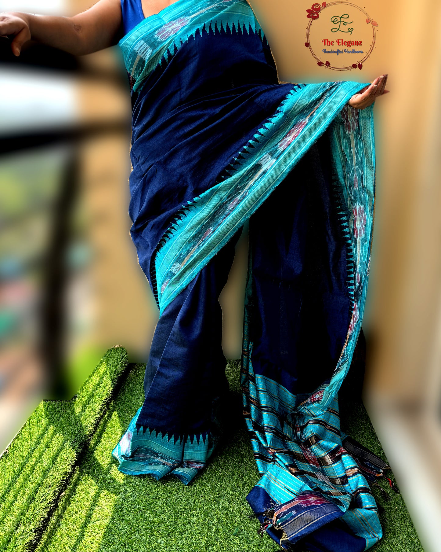 Neel Tara Sambhalpuri Raw Silk