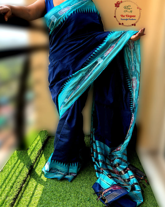 Neel Tara Sambhalpuri Raw Silk