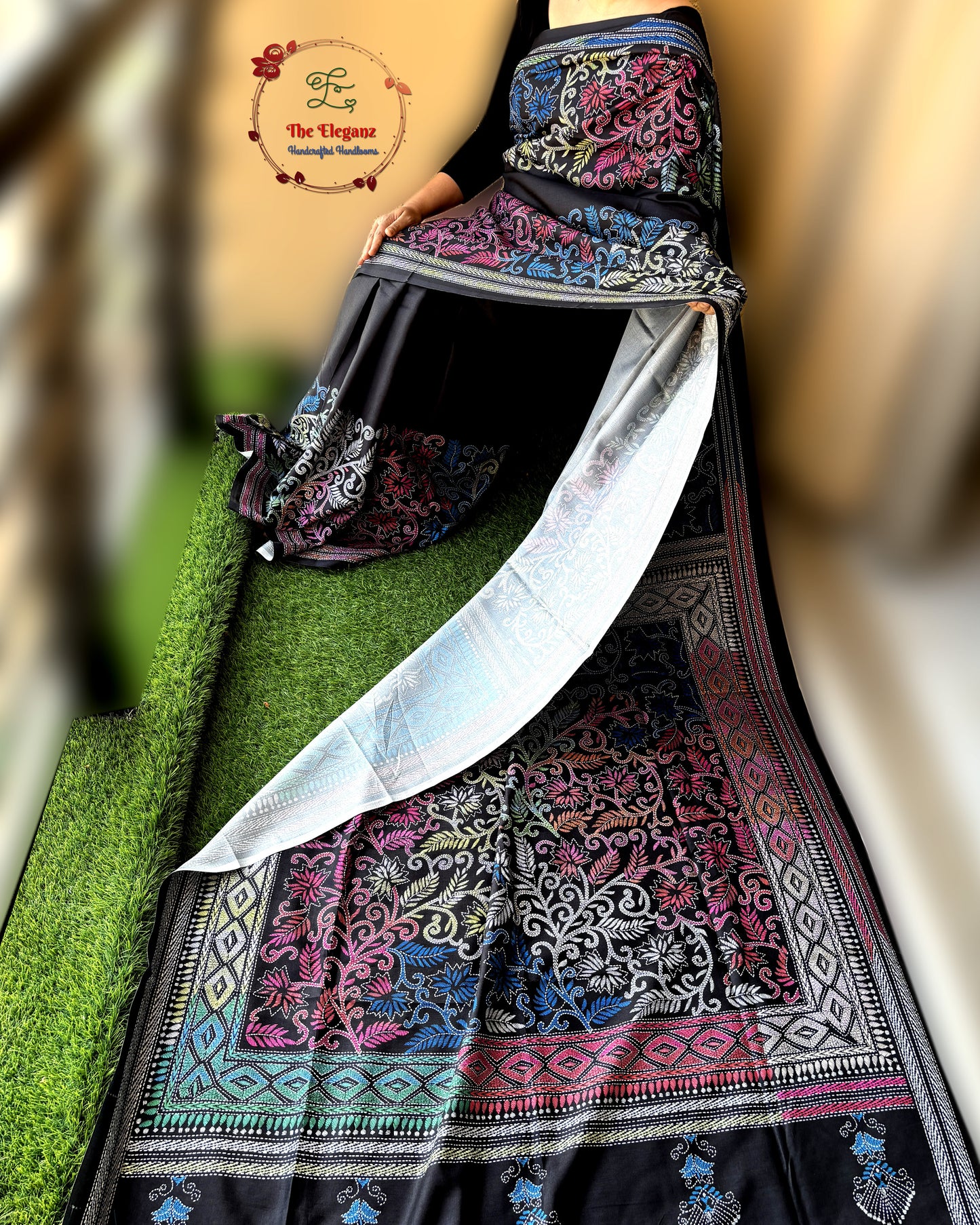 Noir Phool — The Printed Kantha Story