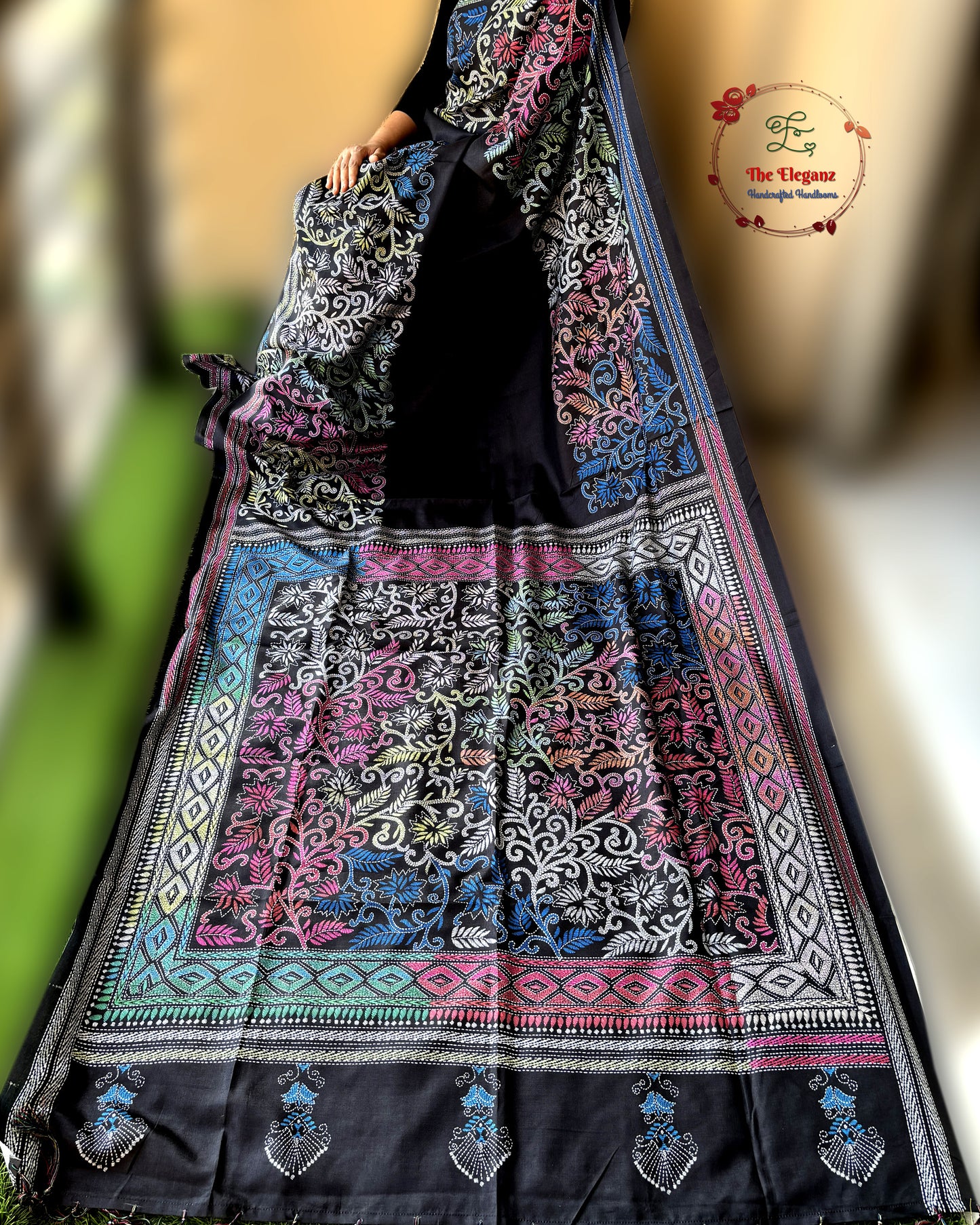 Noir Phool — The Printed Kantha Story