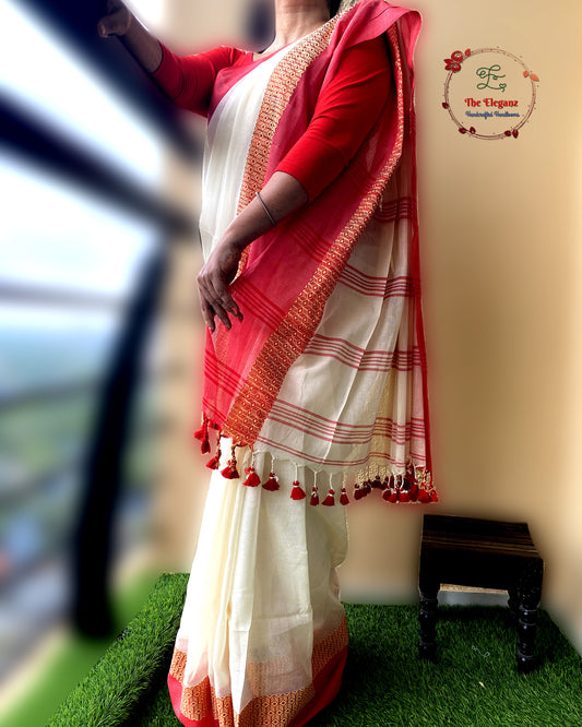 Pure Mul Cotton Saree