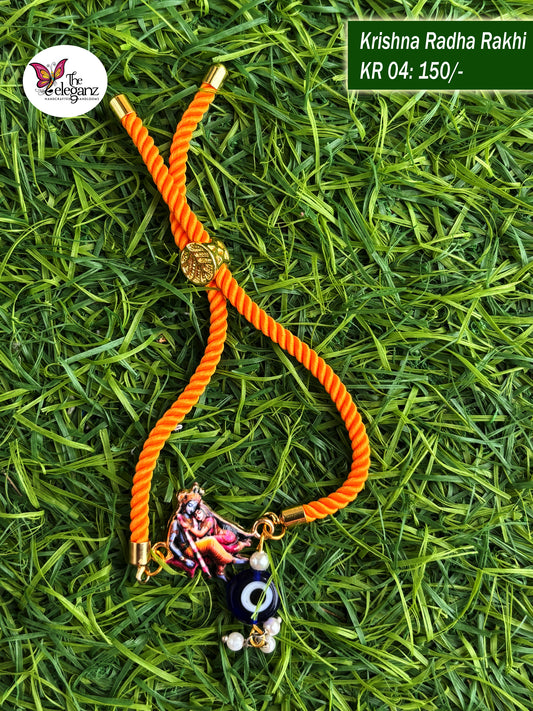 Handcrafted Rakhi - Krishna Radha