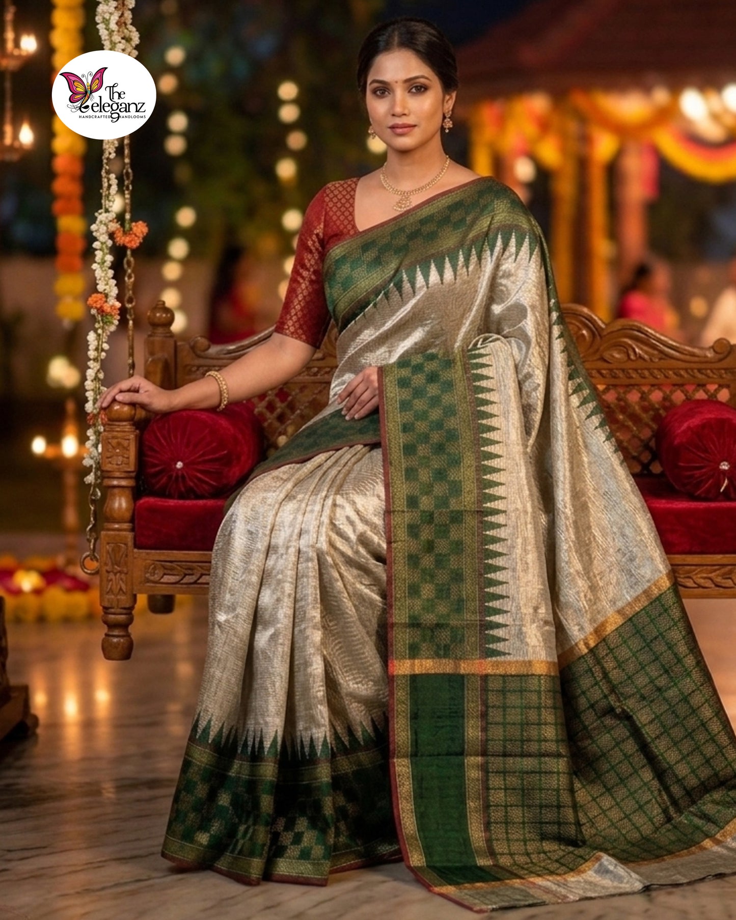 Shyamalika Raw Sambalpuri Silk Saree