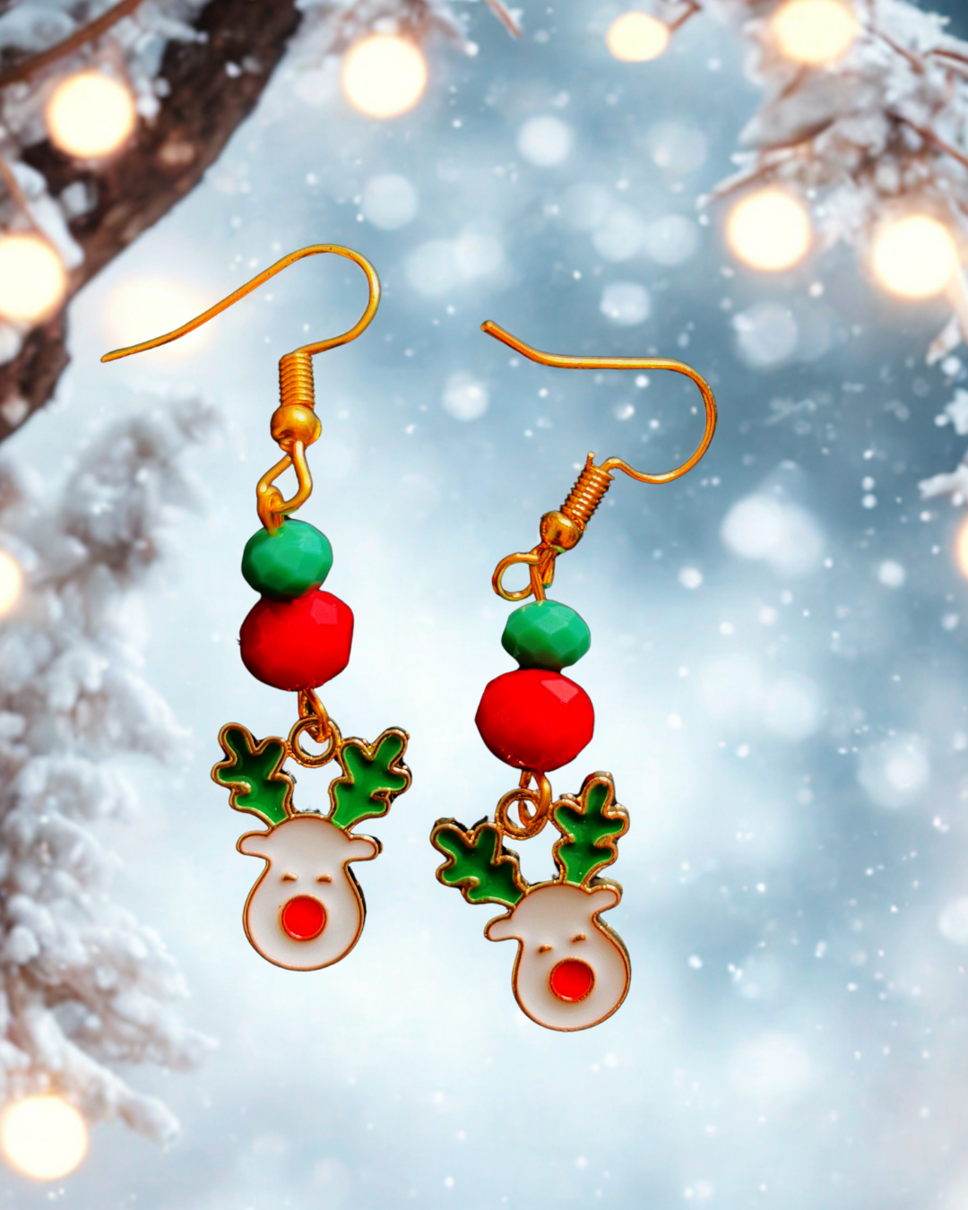 Handmade earring - Reindeer