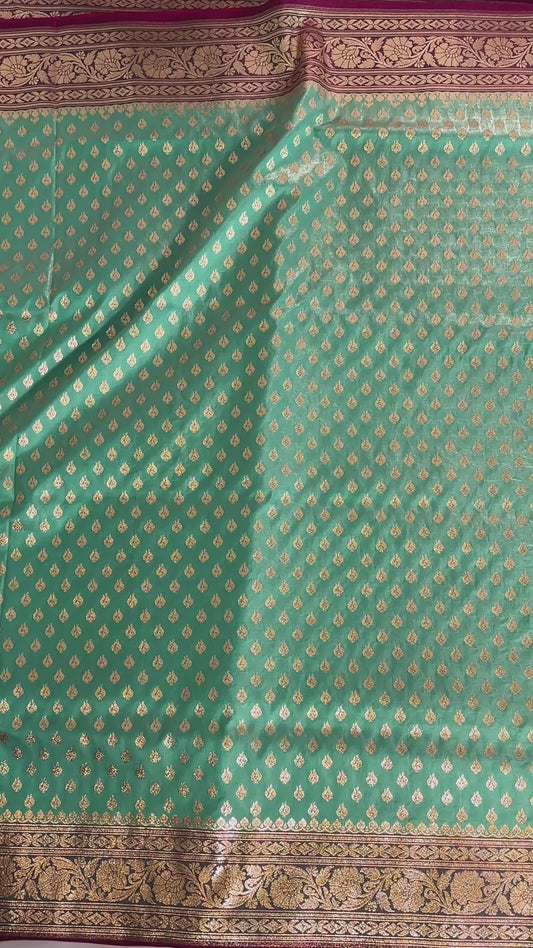 Hariprabha – Green Patli Pallu Banarasi