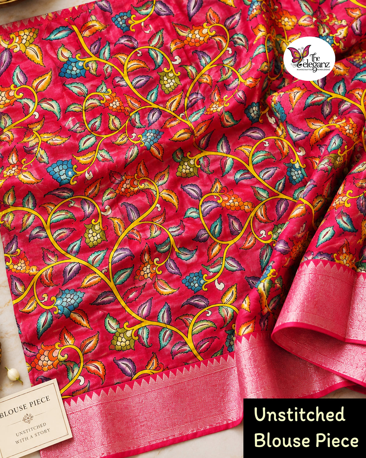 Mayurakshi – Pen Kalamkari Chennur Silk Saree