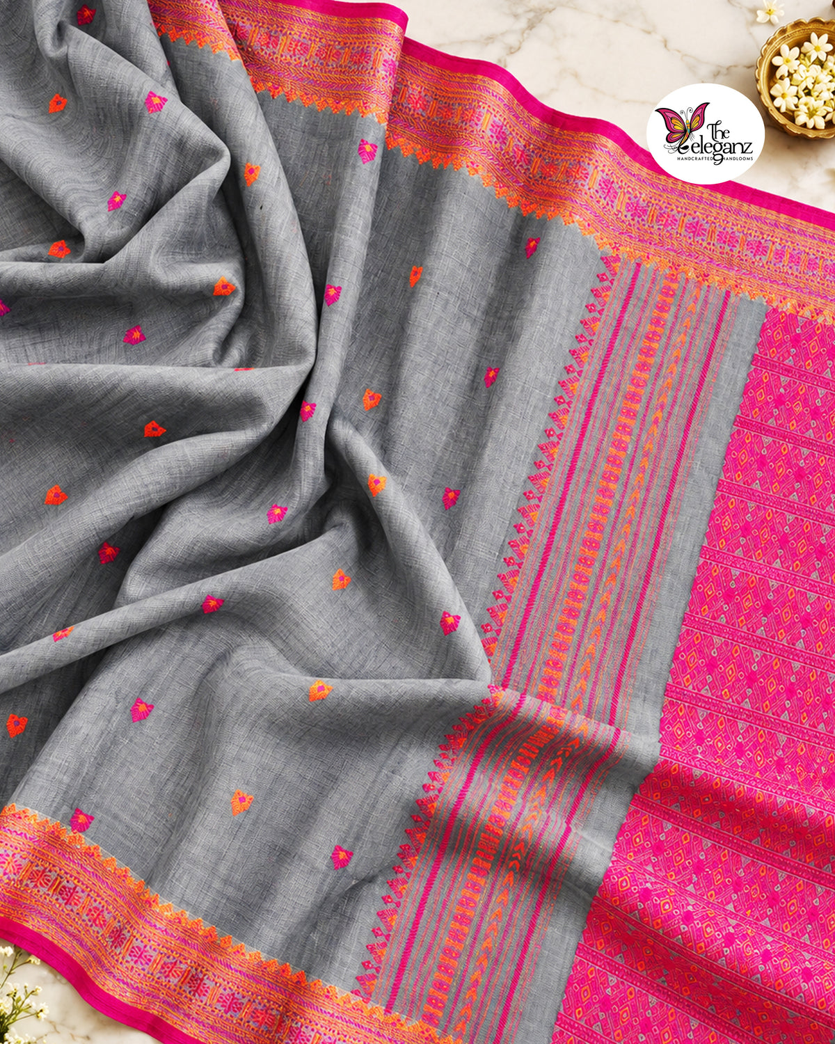 Smriti – Premium Cotton Assam Khadi Saree