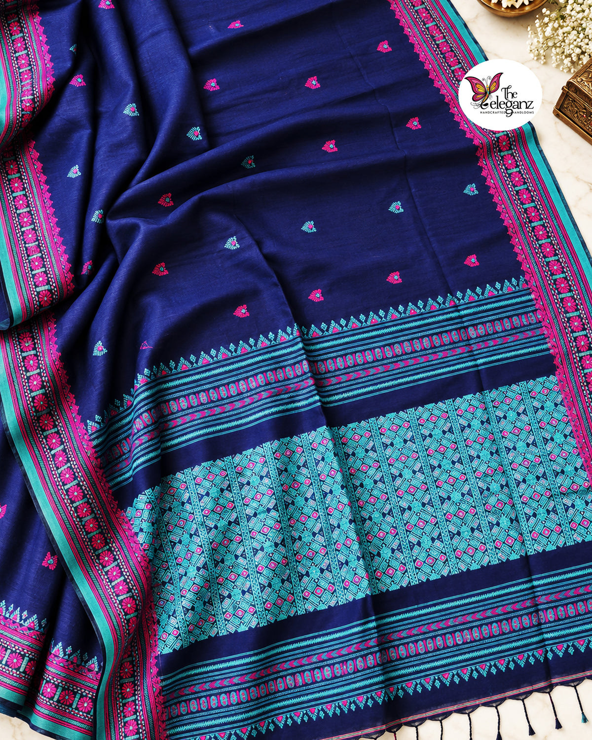 Totini – Premium Cotton Assam Khadi Saree