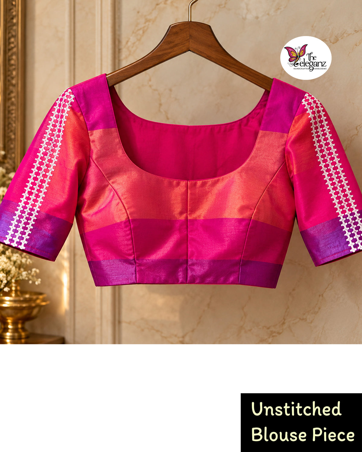 Ujjaini – Blended Bangalore Silk Gujarati Stitch Saree
