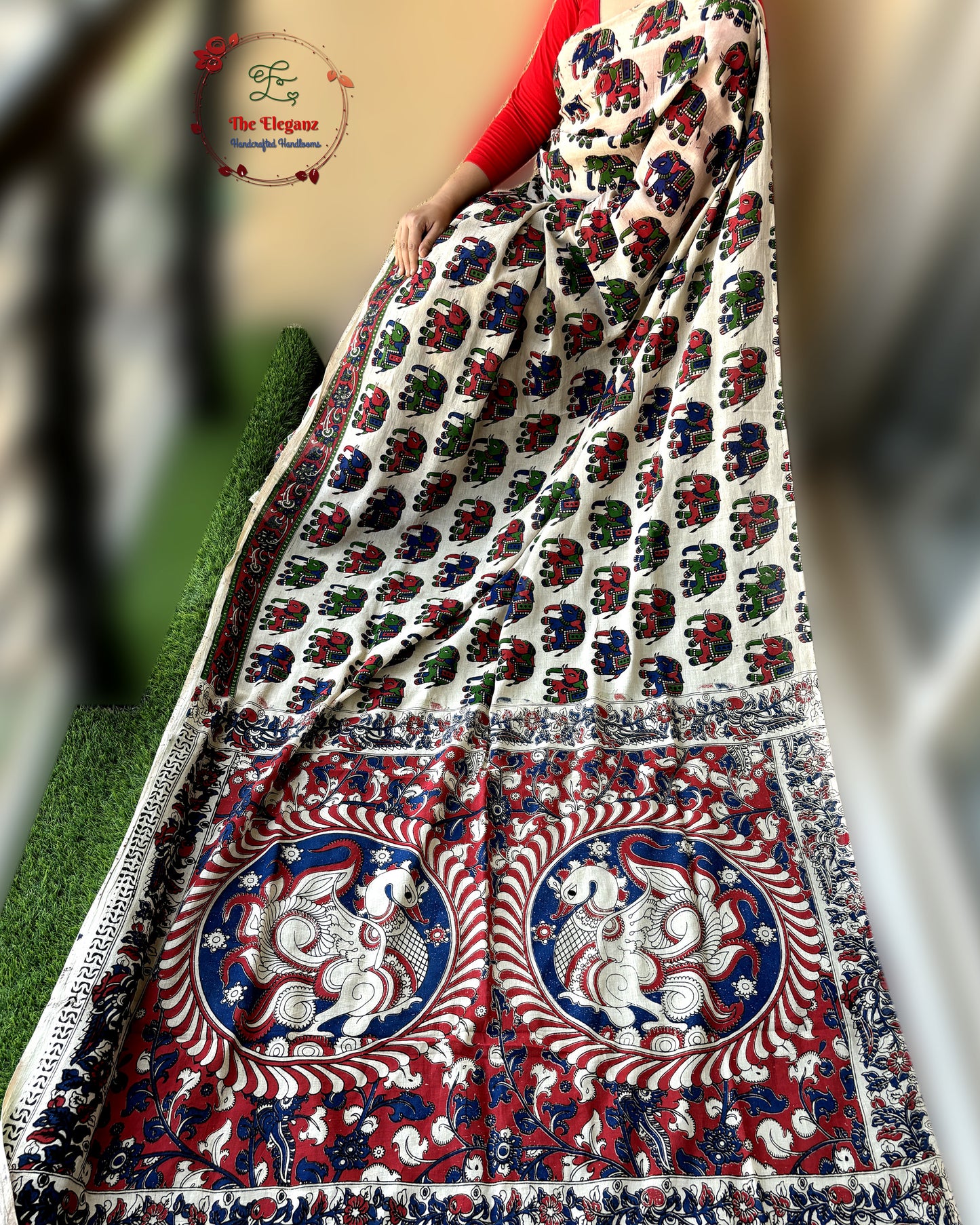 Sindhuragamini – The Grace in Crimson Hues