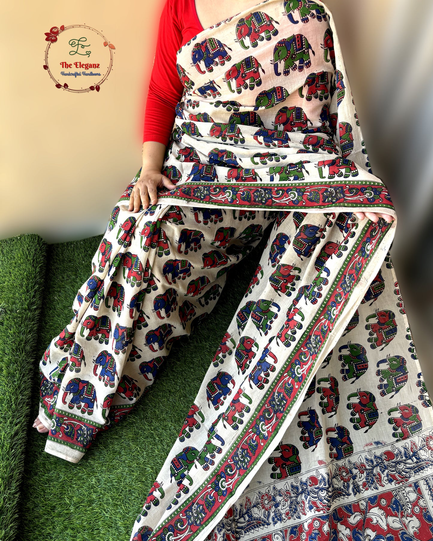 Sindhuragamini – The Grace in Crimson Hues