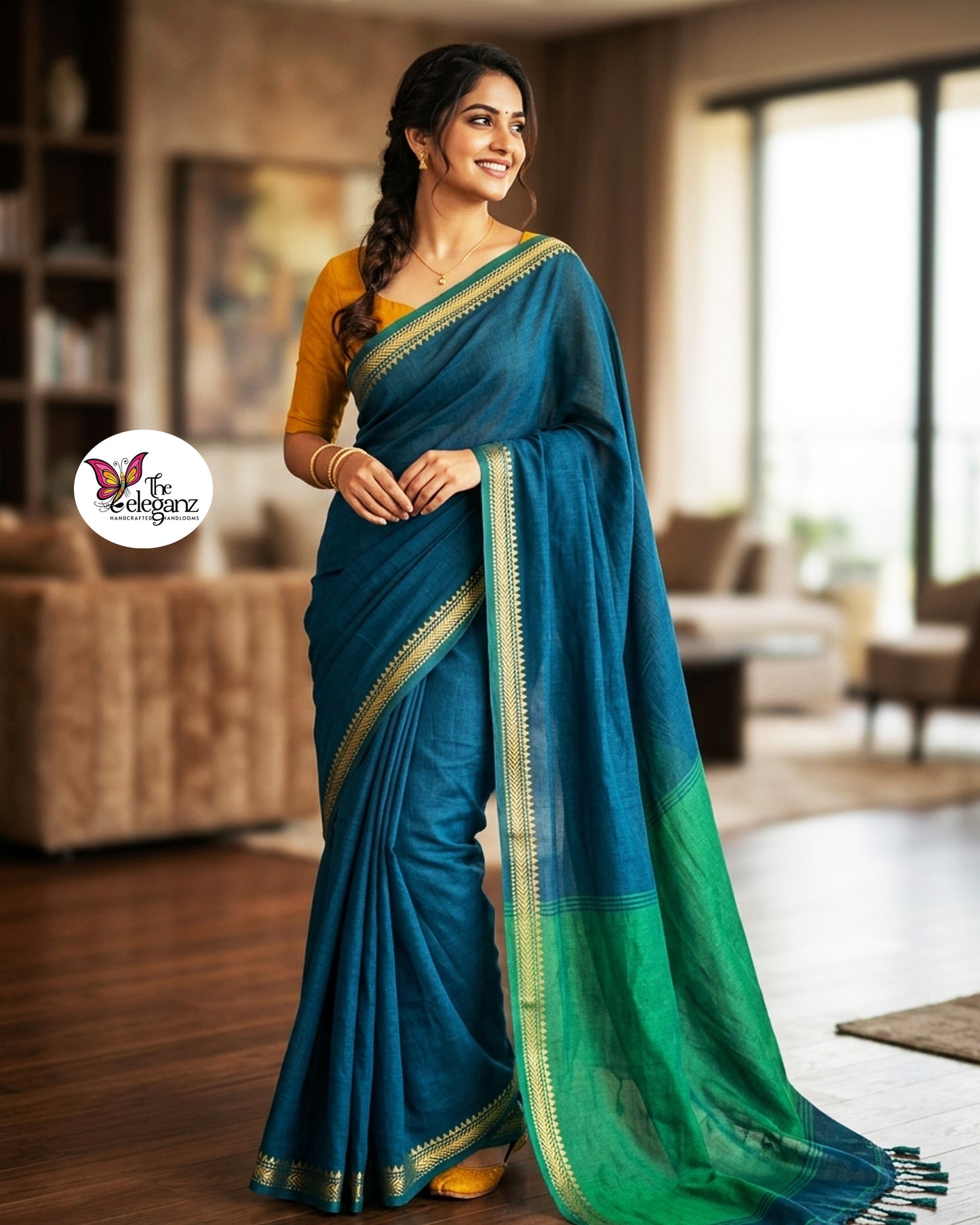 Neeltara Cotton Saree