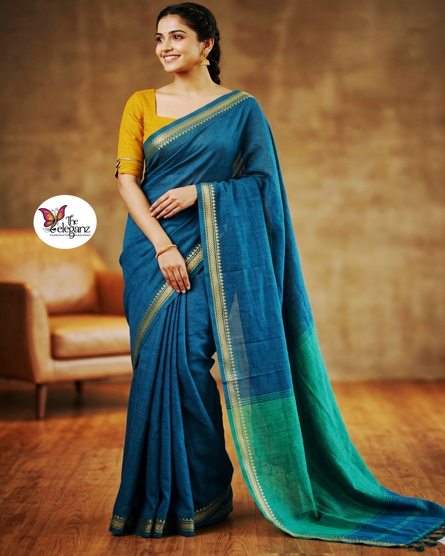 Neeltara Cotton Saree