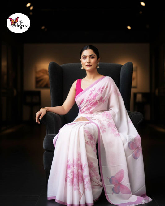 Titli Blush - Soft Satin Silk