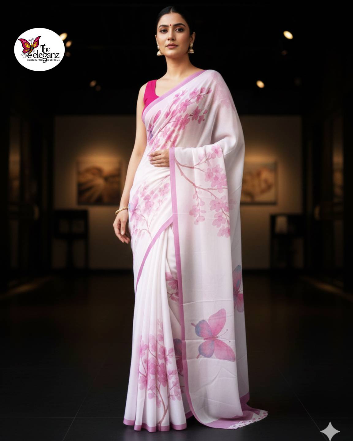 Titli Blush - Soft Satin Silk