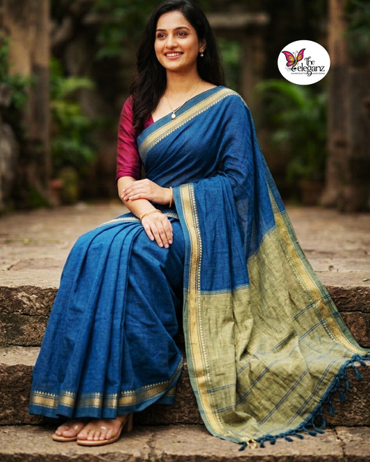Meghmala Cotton Saree