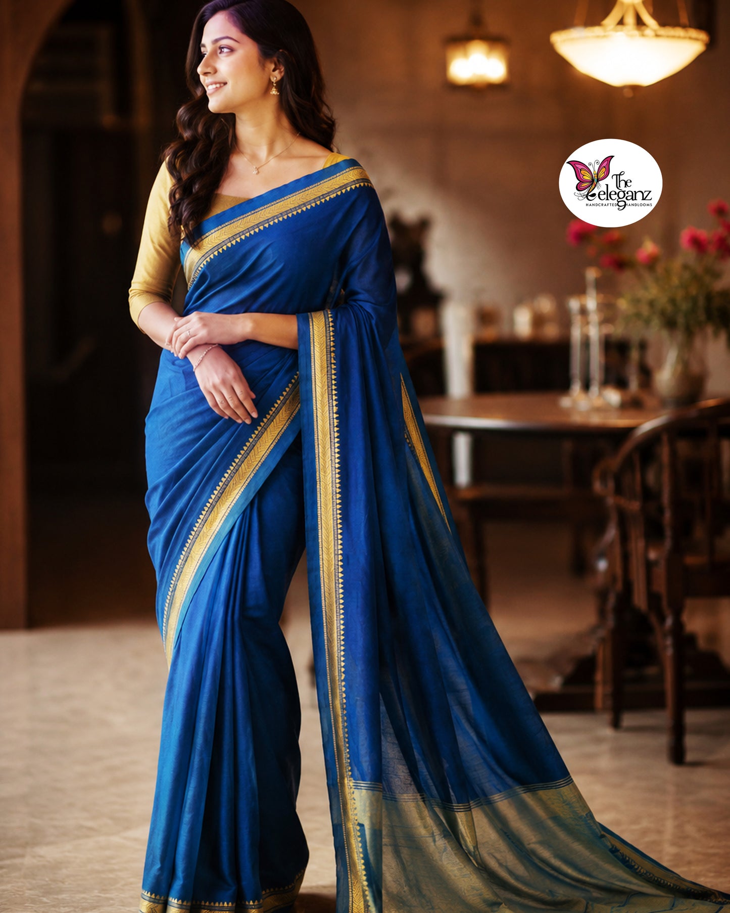 Meghmala Cotton Saree