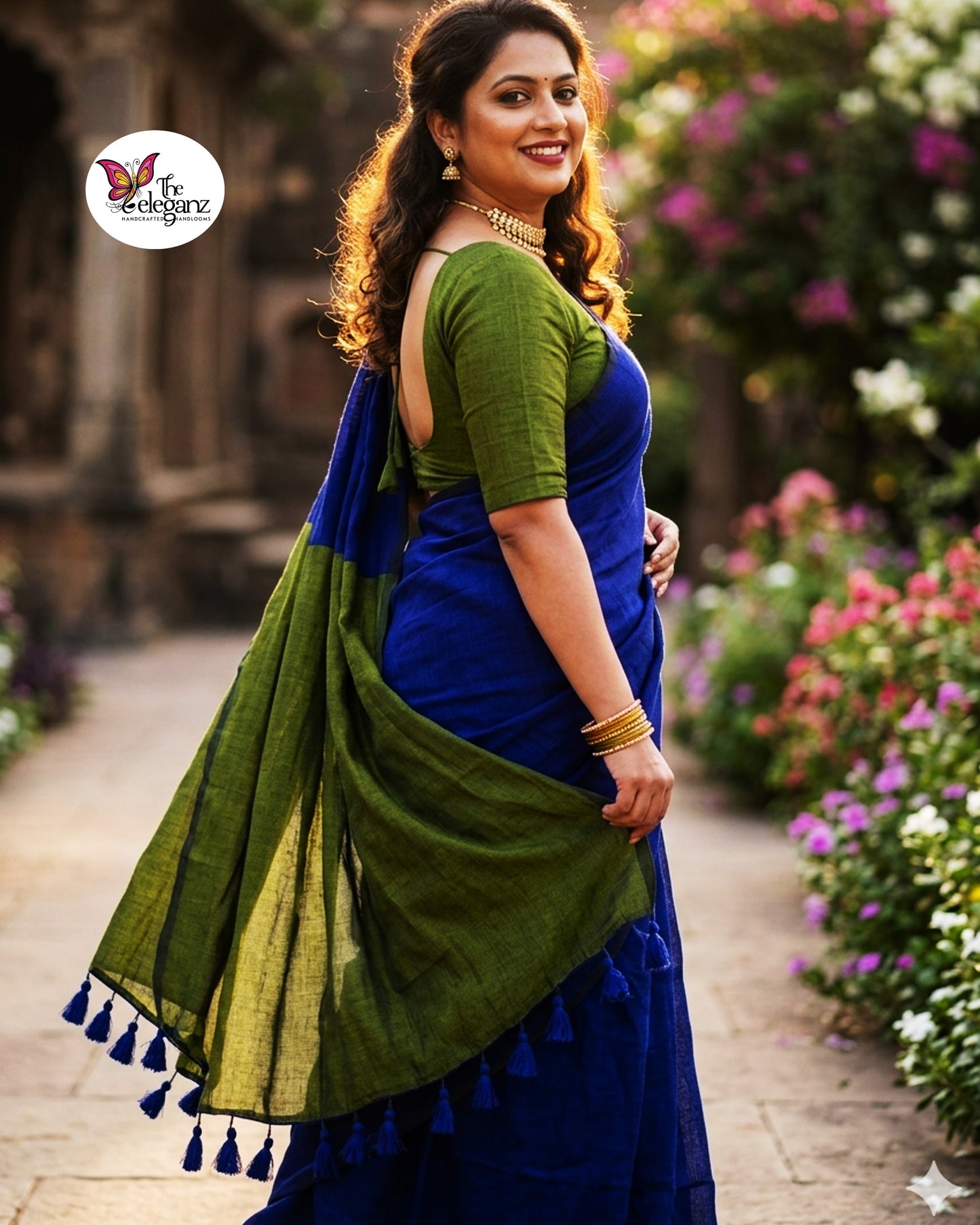 Neelambari Mul Modal Saree