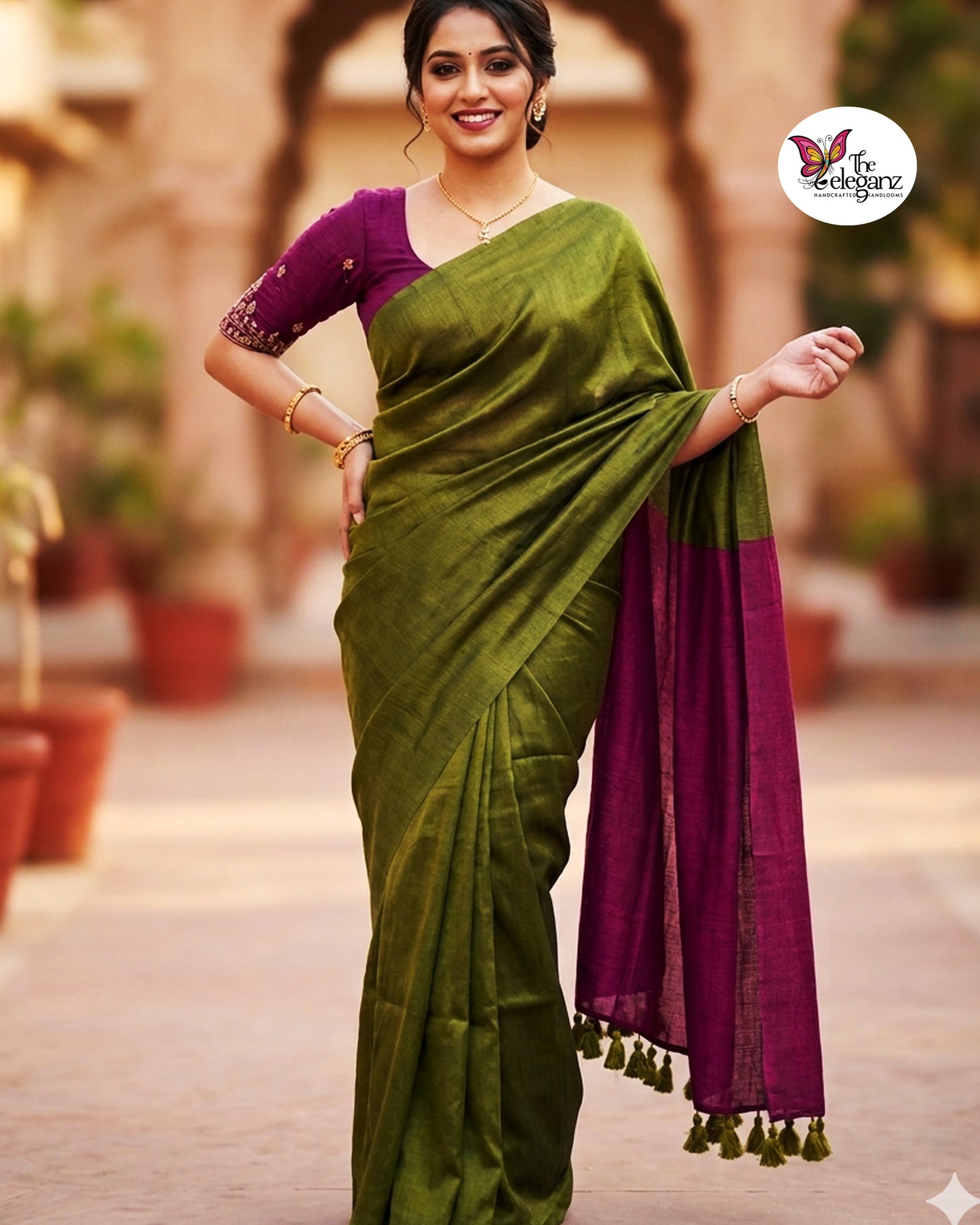Harit Mul Modal Saree