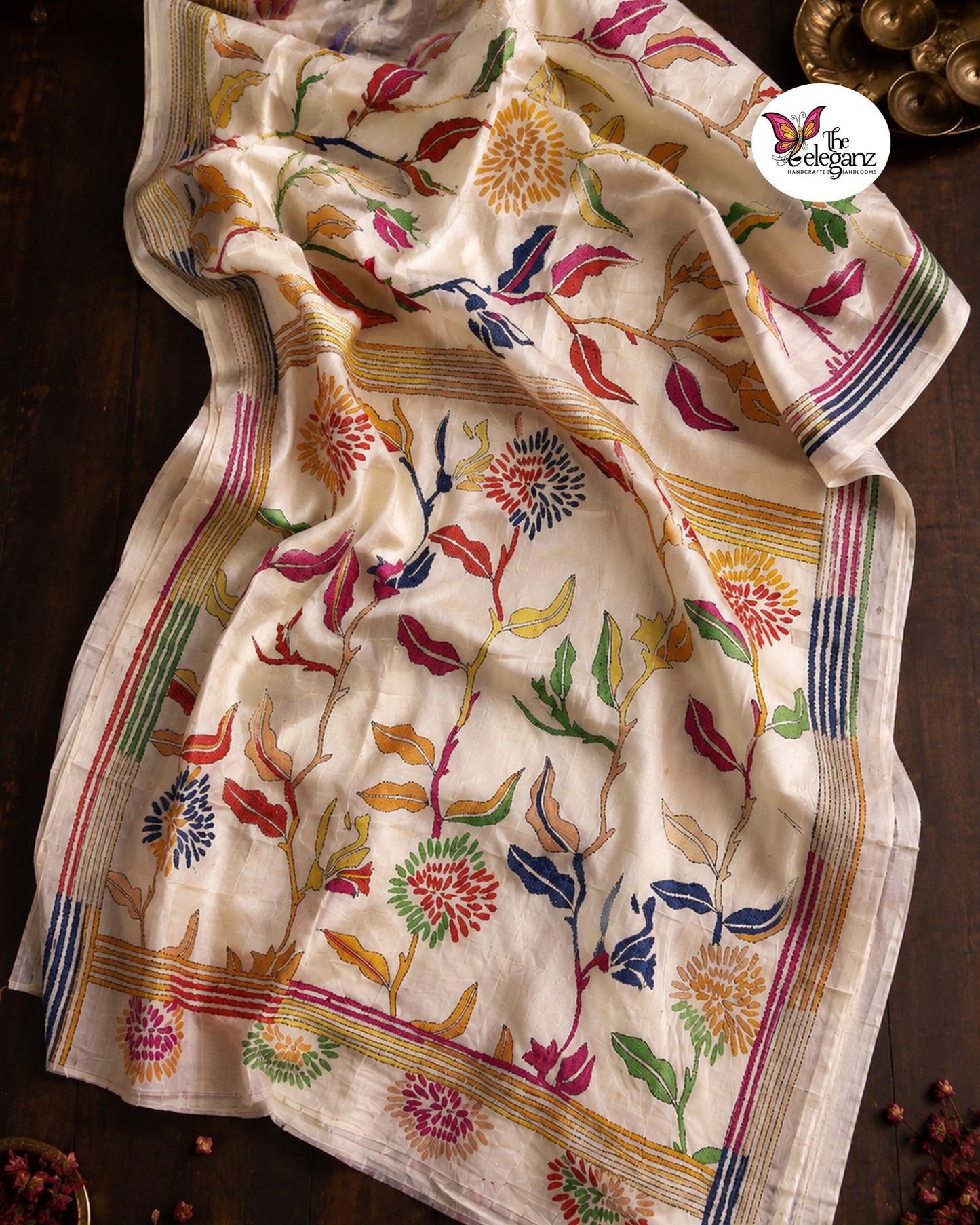 Pattiya – Blended Bangalore Silk Kantha Saree