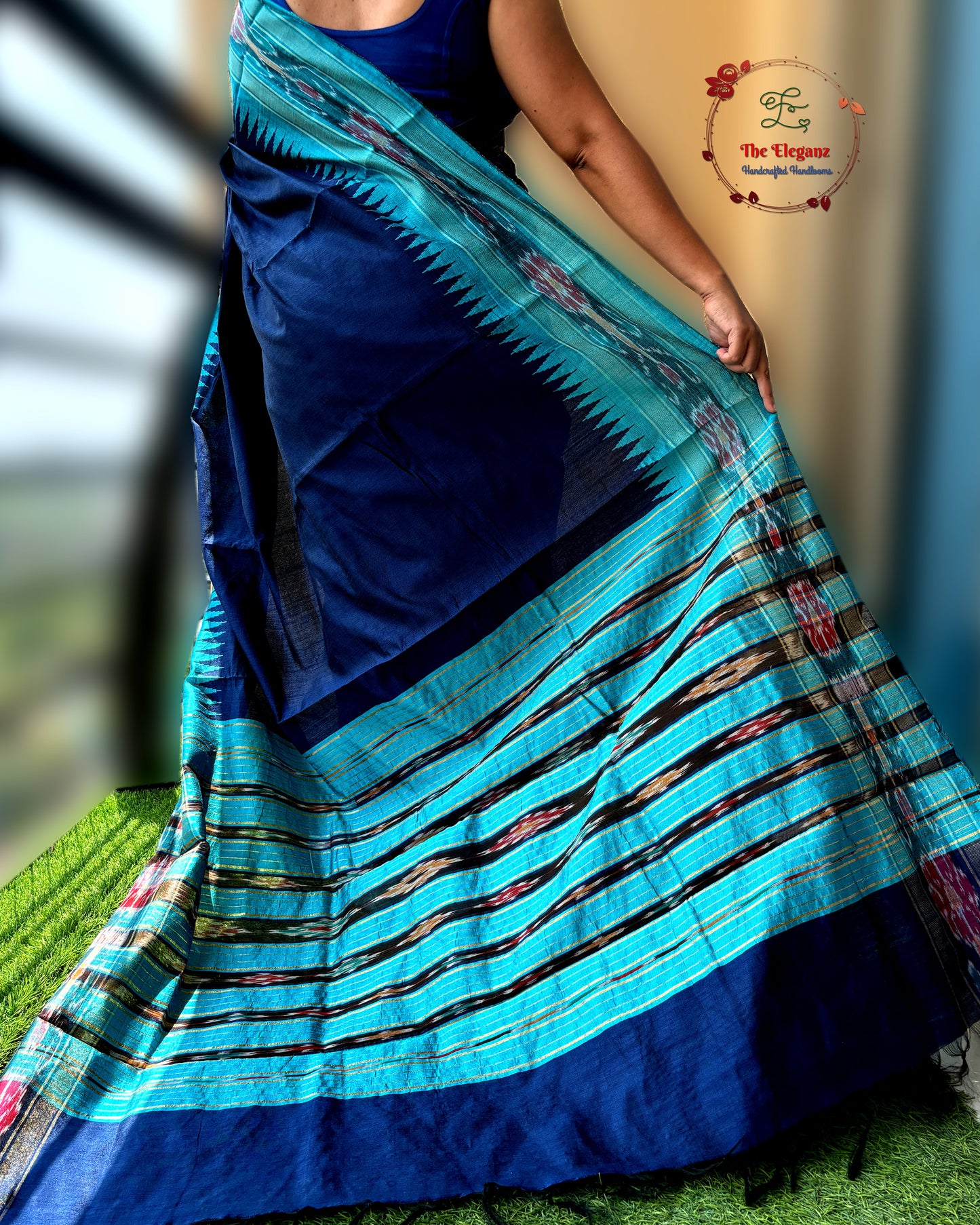 Neel Tara Sambhalpuri Raw Silk