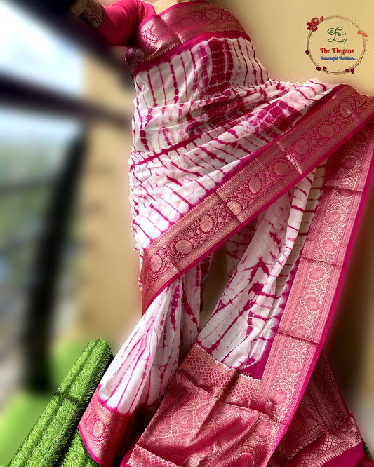 Gulabi Shibori Elegance