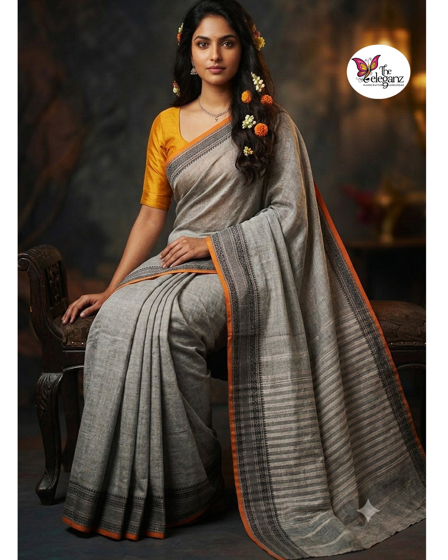 Dhumro — Dhonekhali Cotton Saree
