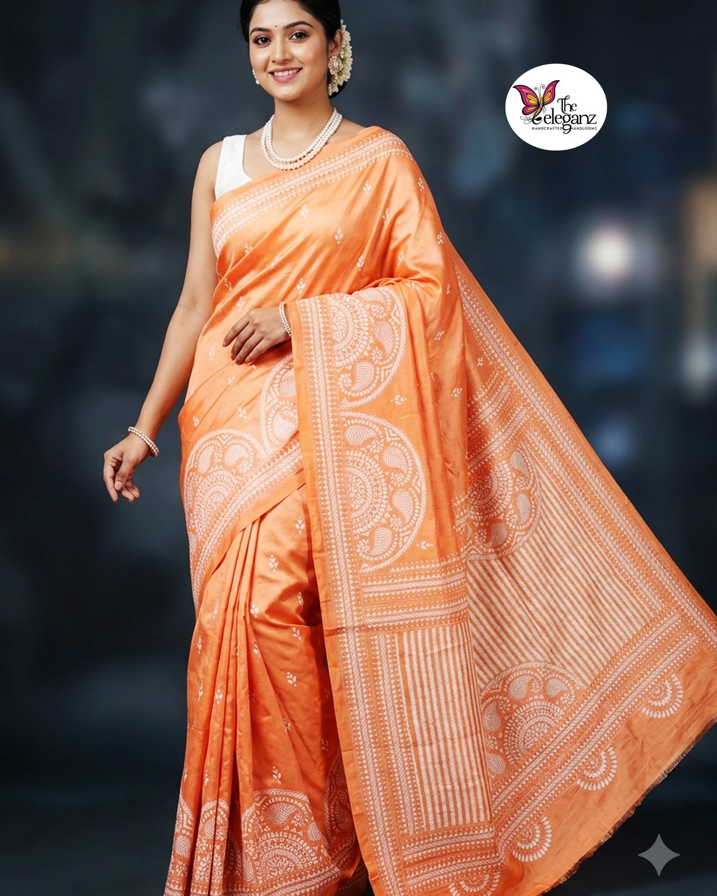 Chandrima – Blended Bangalore Silk Kantha Saree