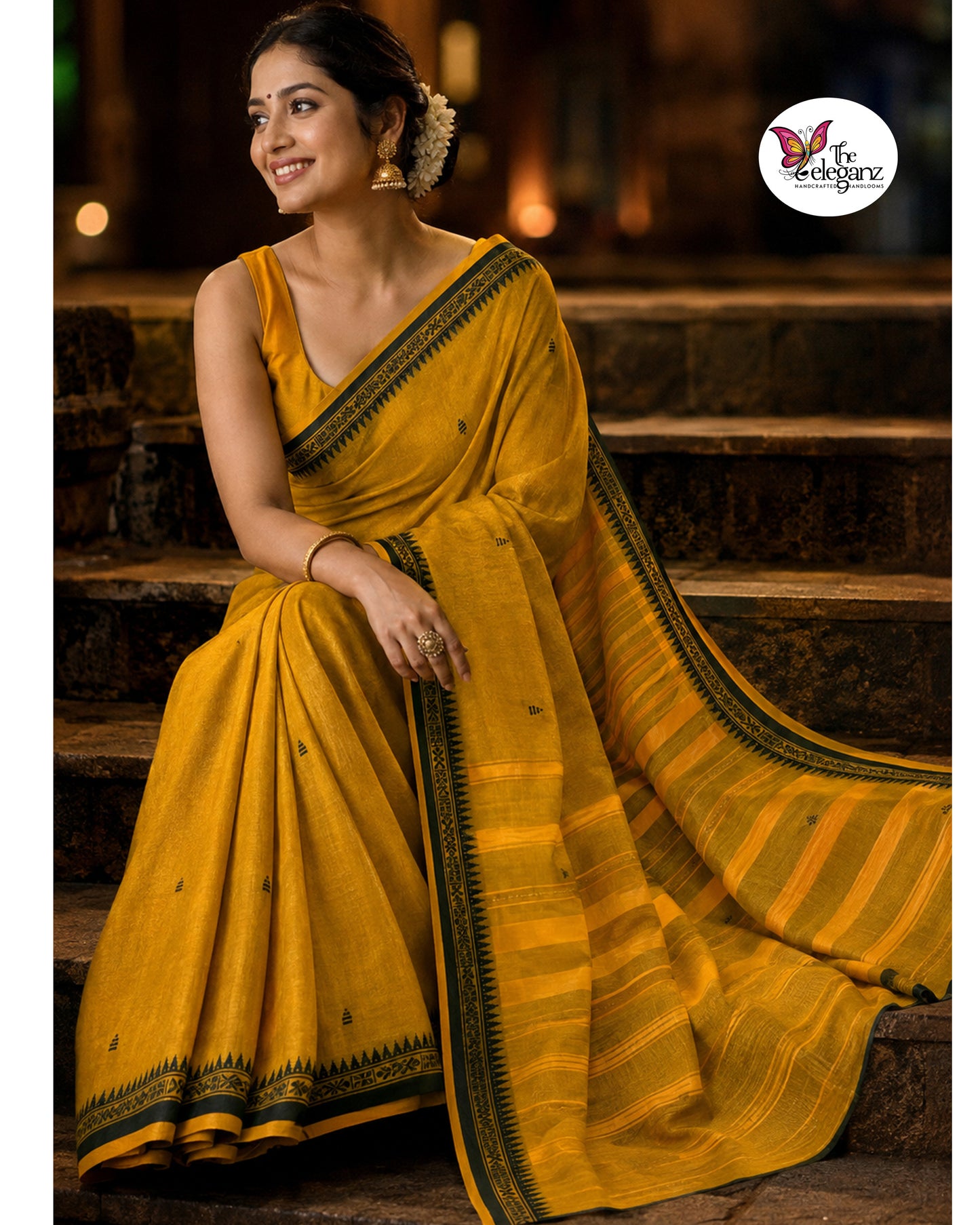 Haridra – Dhonekhali Cotton Saree