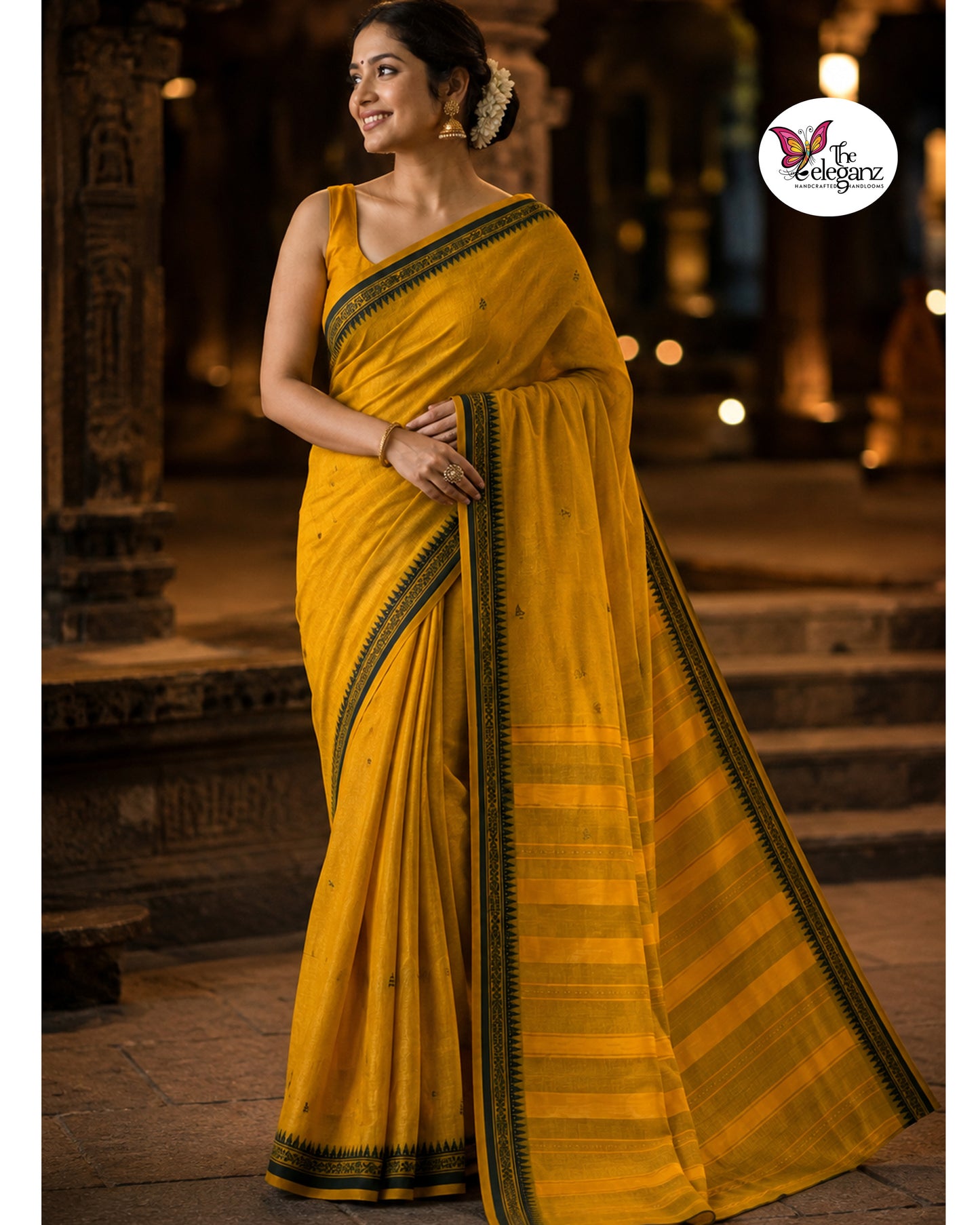 Haridra – Dhonekhali Cotton Saree