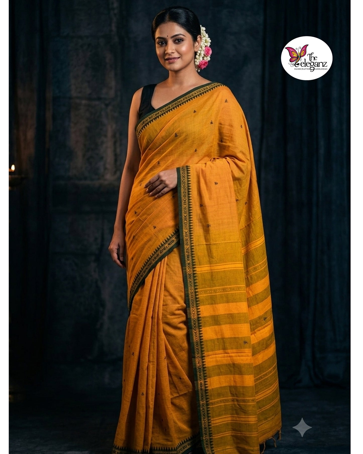 Haridra – Dhonekhali Cotton Saree