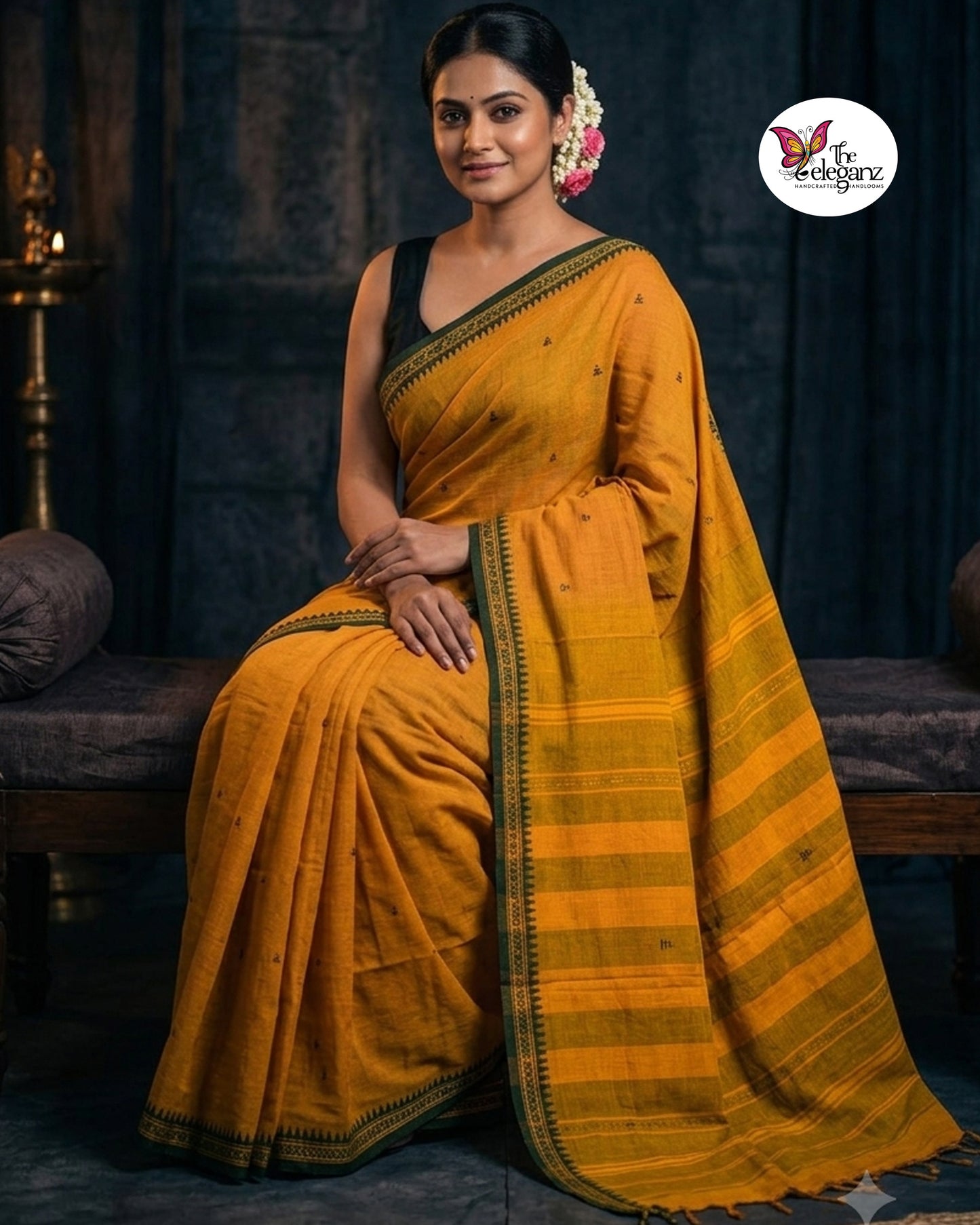 Haridra – Dhonekhali Cotton Saree