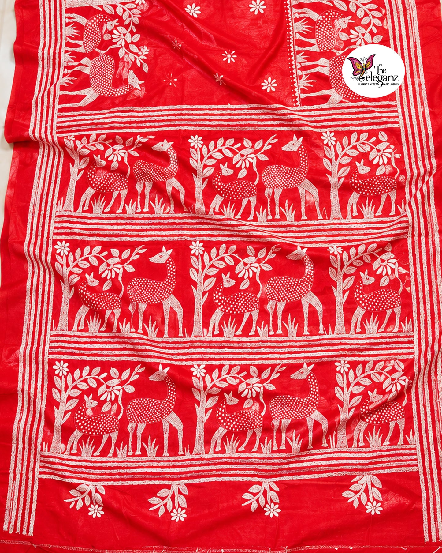 Rudhir – Blended Bangalore Silk Kantha Saree
