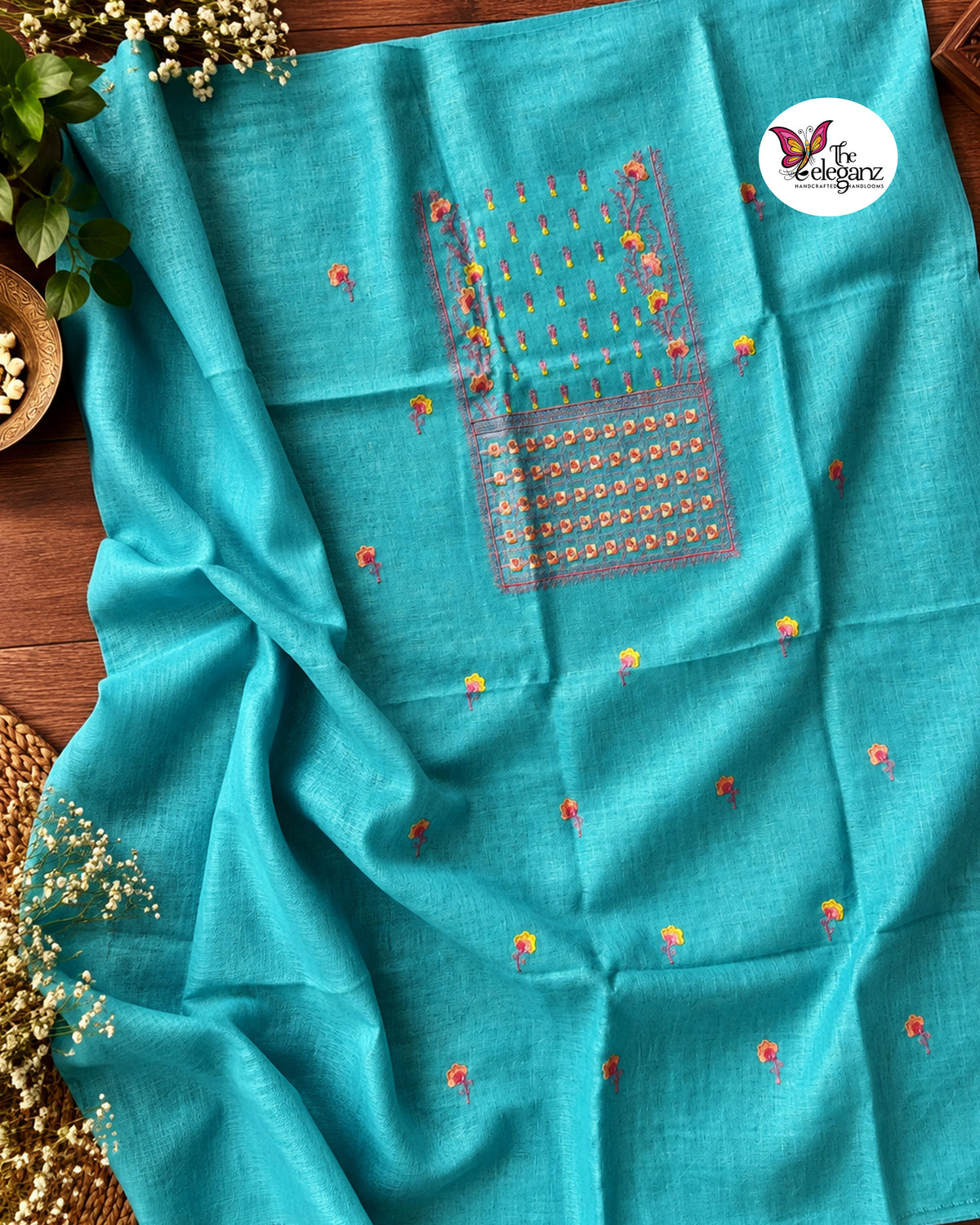 Ocean Breeze – Pure Linen Unstitched Suit Set