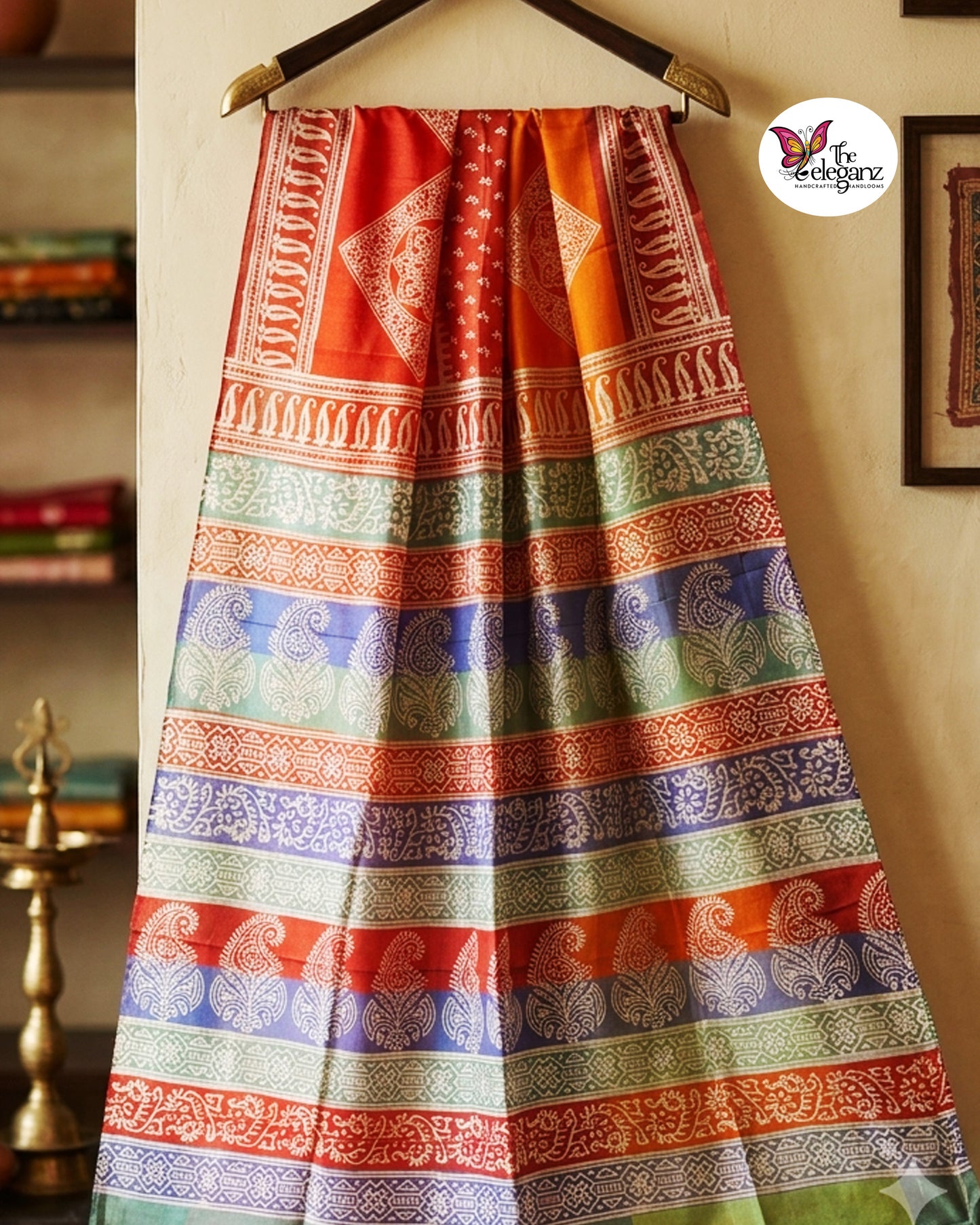 Palaashi - 3D Bishnupuri Katan Silk Saree