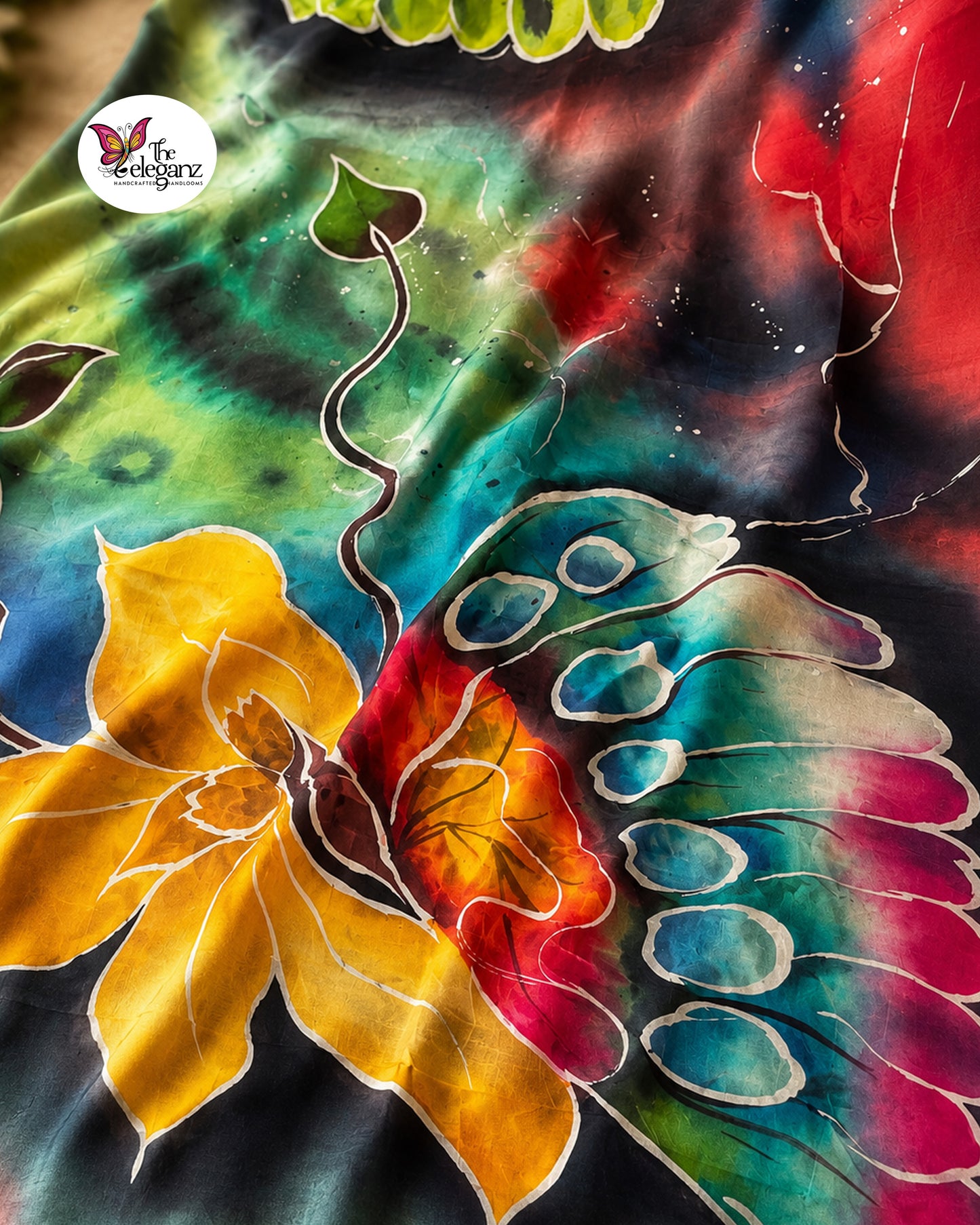 Chitraa - Hand-Painted Bishnupuri Silk Saree