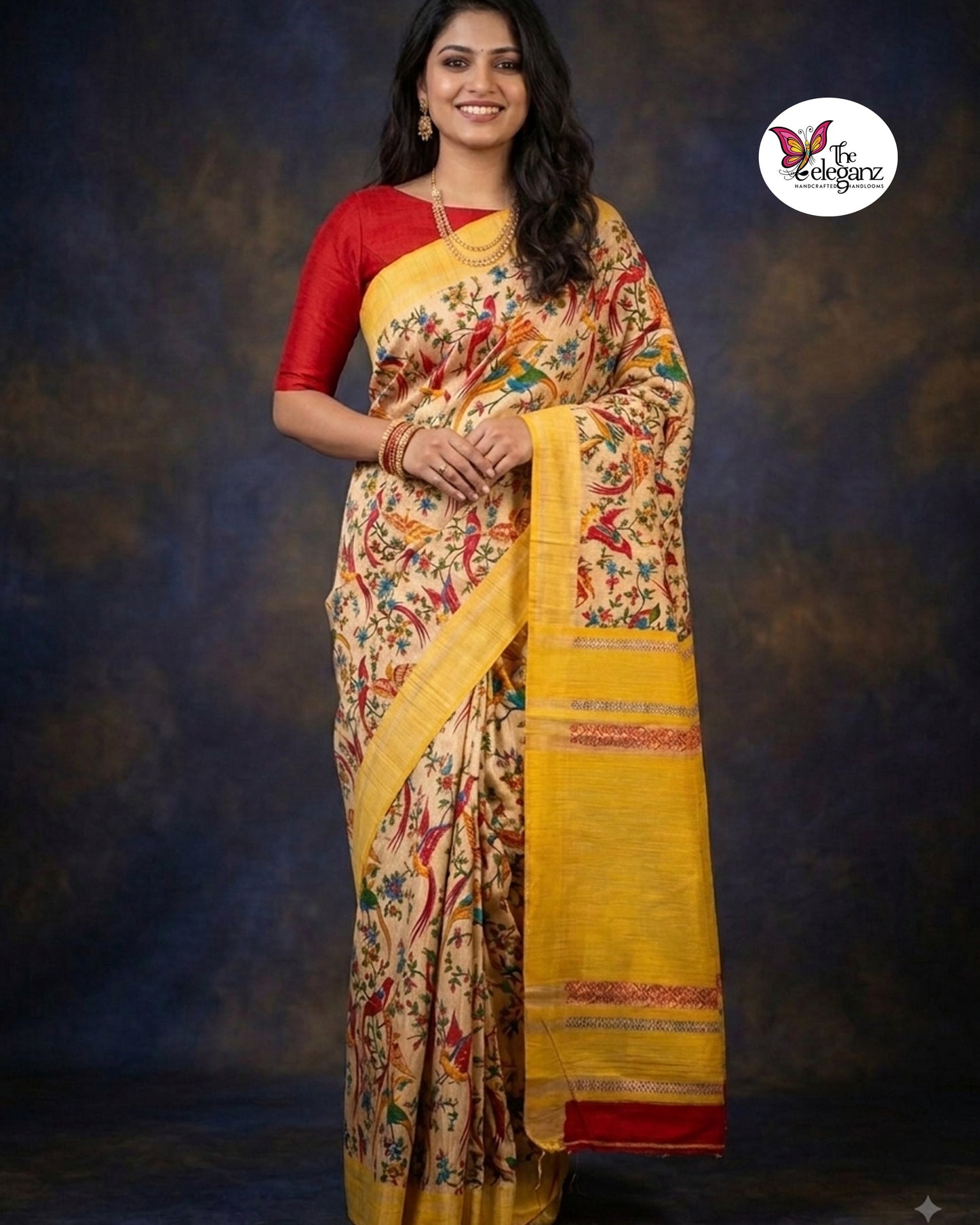 Panchi — Pure Ghicha Silk Saree