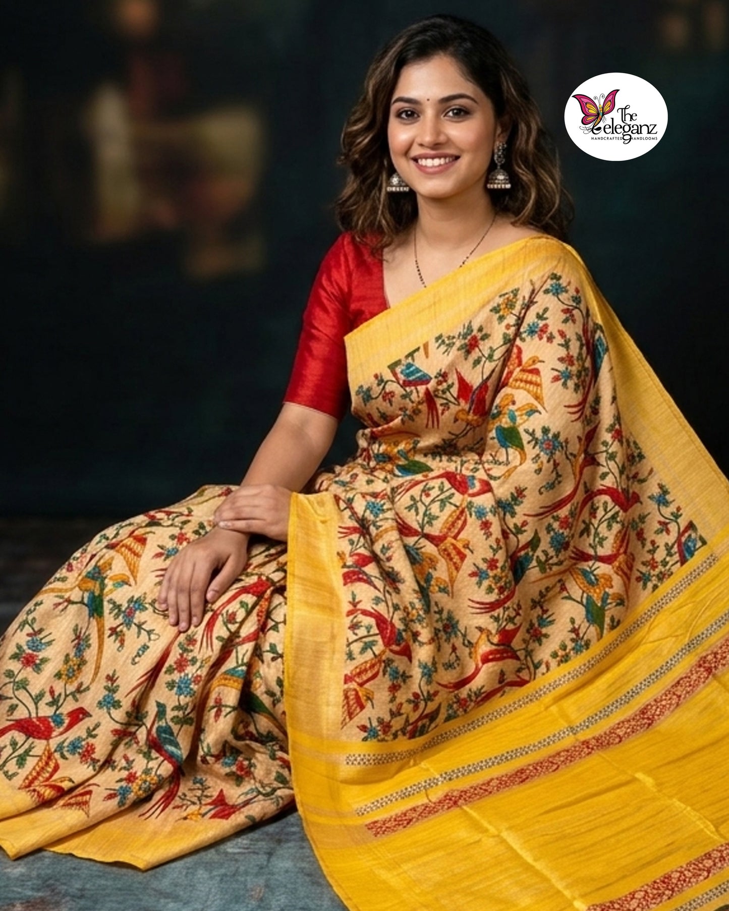 Panchi — Pure Ghicha Silk Saree