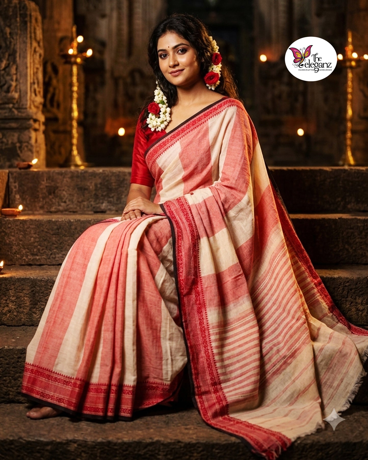 Jobakushum – Dhonekhali Cotton Saree