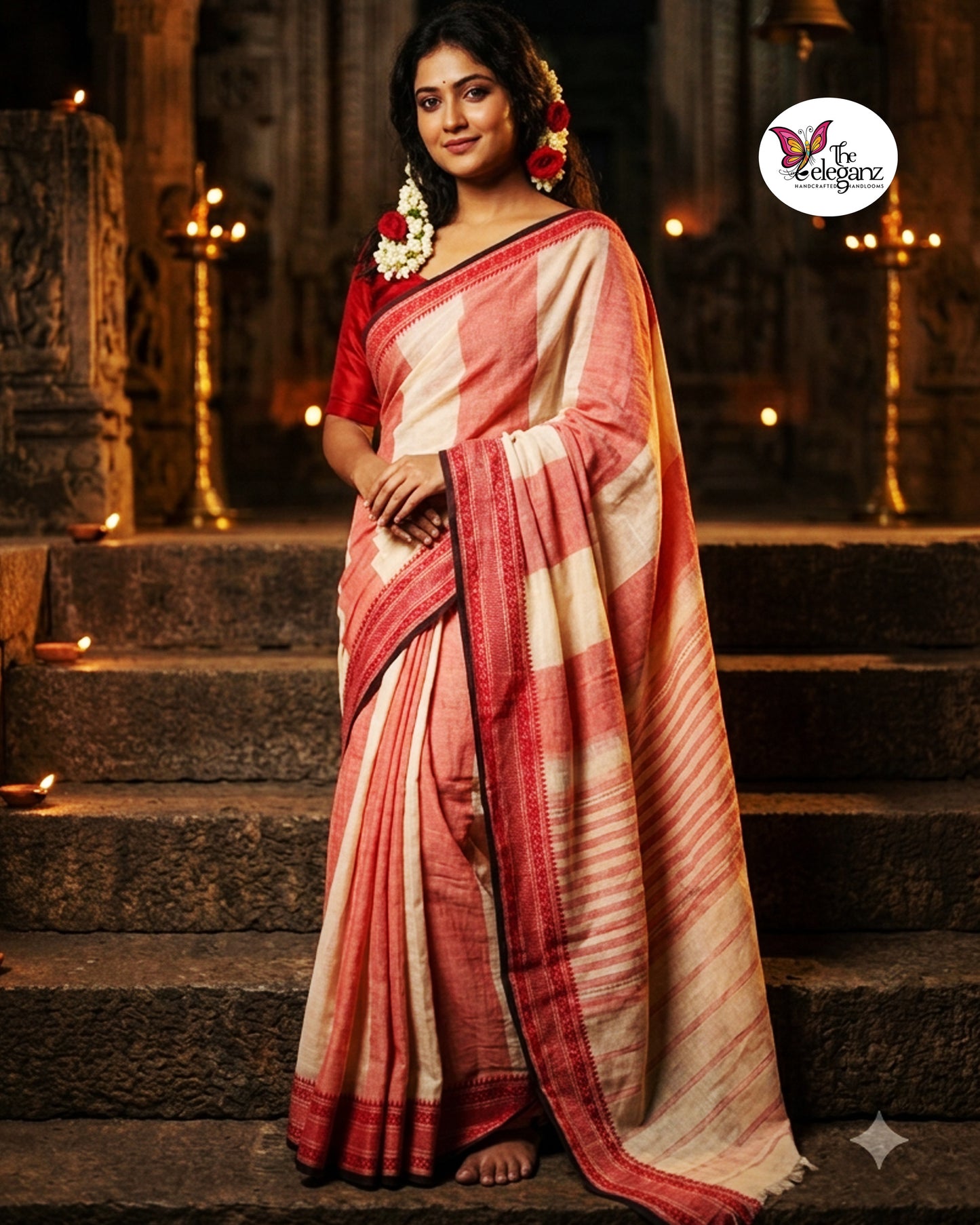 Jobakushum – Dhonekhali Cotton Saree