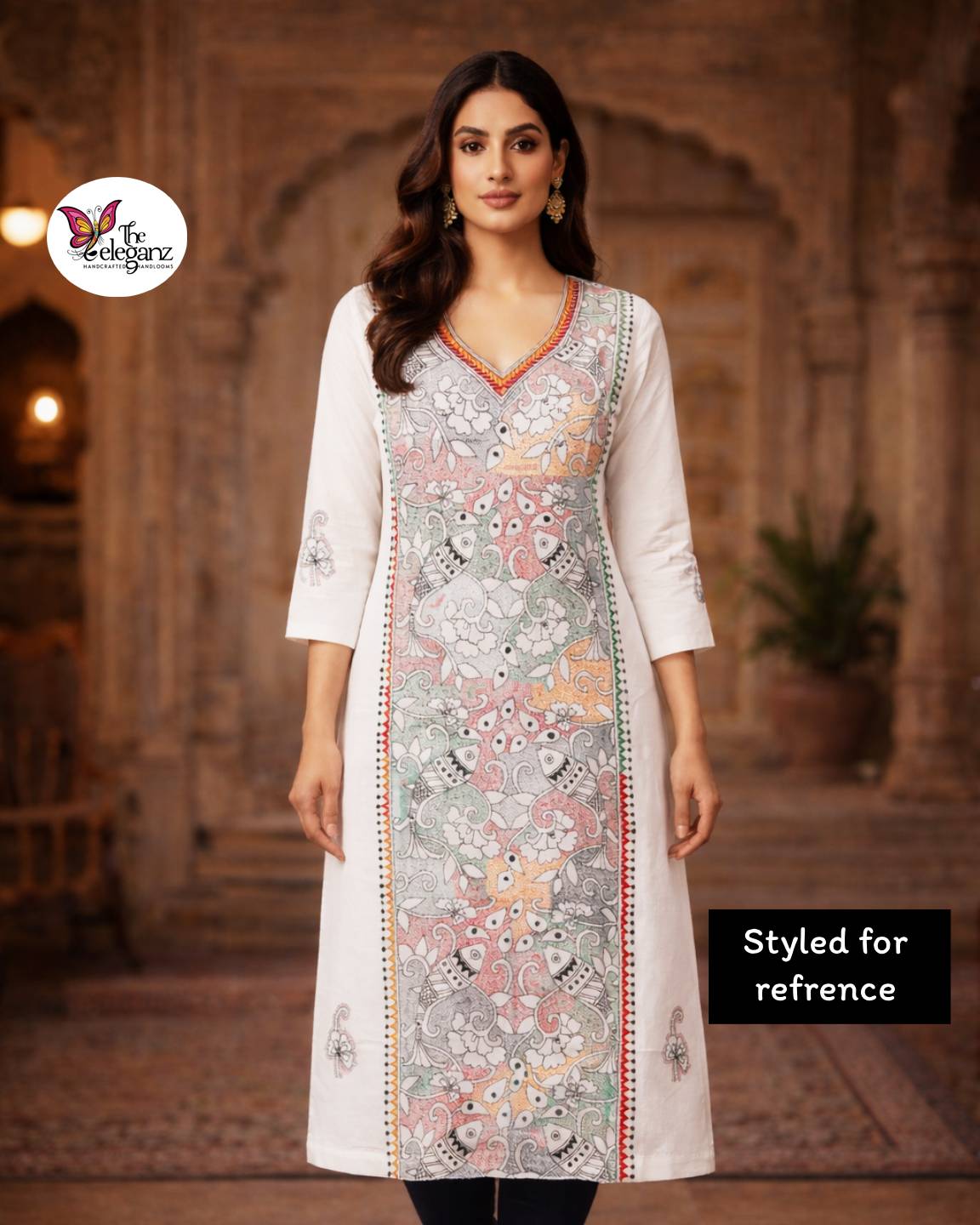 Matsya Leela – Kantha Unstitched Suit Piece