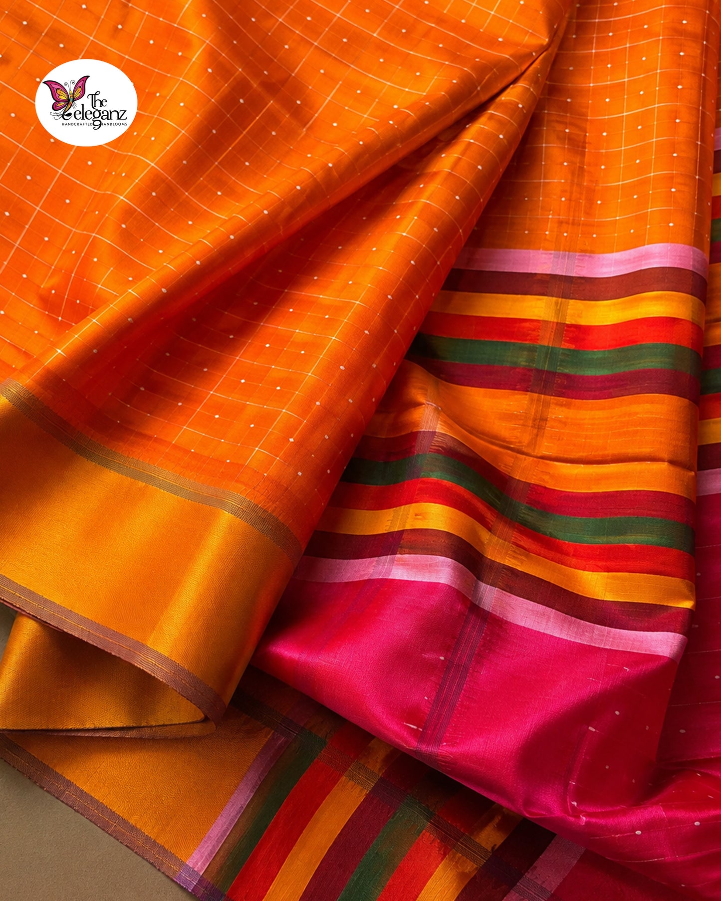 Subarnalata - Bishnupuri Kalakhetra Pure Silk Saree