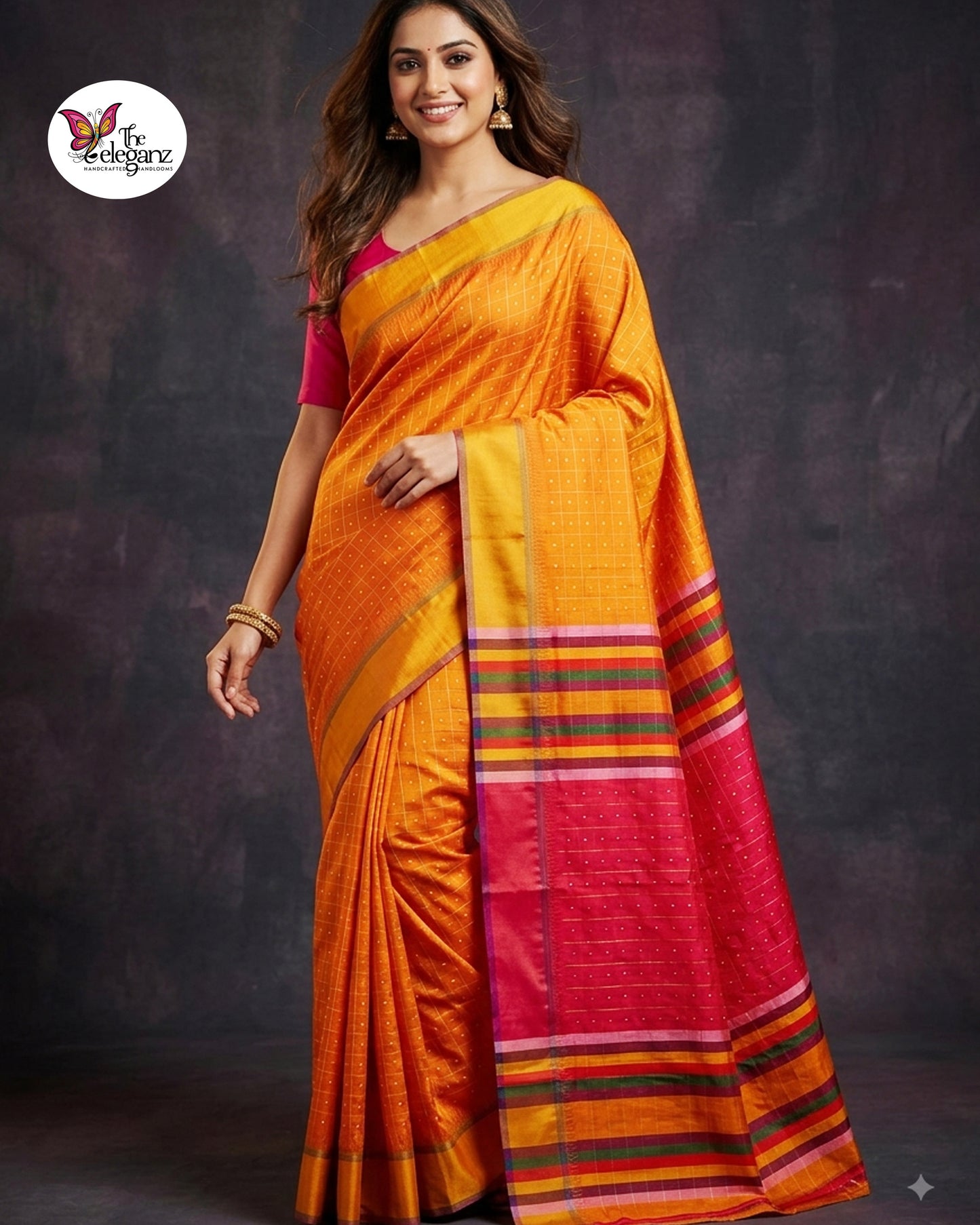 Subarnalata - Bishnupuri Kalakhetra Pure Silk Saree