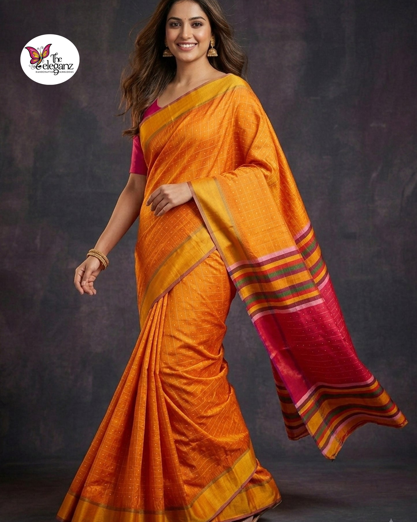Subarnalata - Bishnupuri Kalakhetra Pure Silk Saree