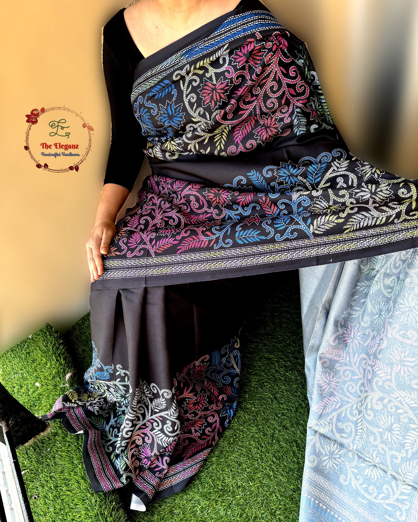 Noir Phool — The Printed Kantha Story