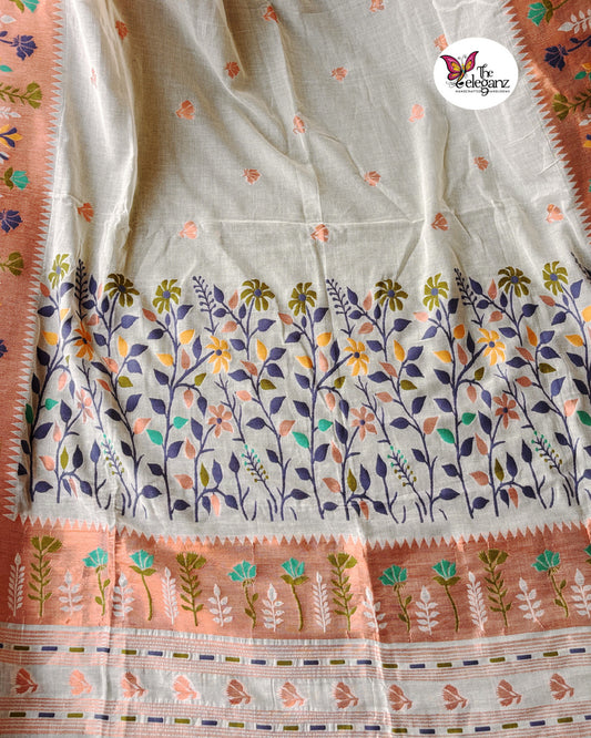 Kumudini Premium Cotton Paithani Saree