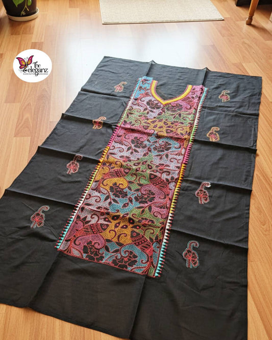 Matsya Ratri – Kantha Unstitched Suit Piece