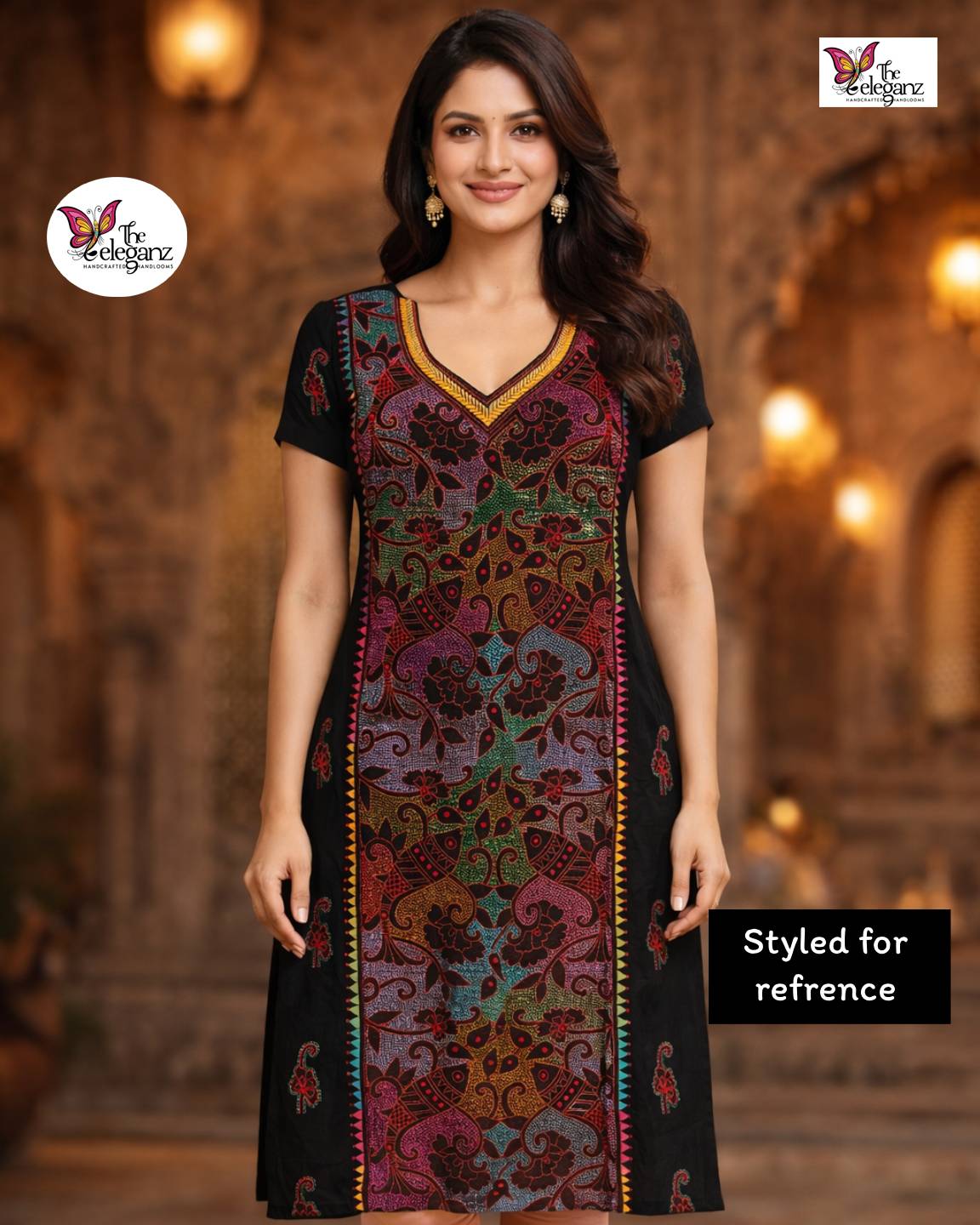 Matsya Ratri – Kantha Unstitched Suit Piece