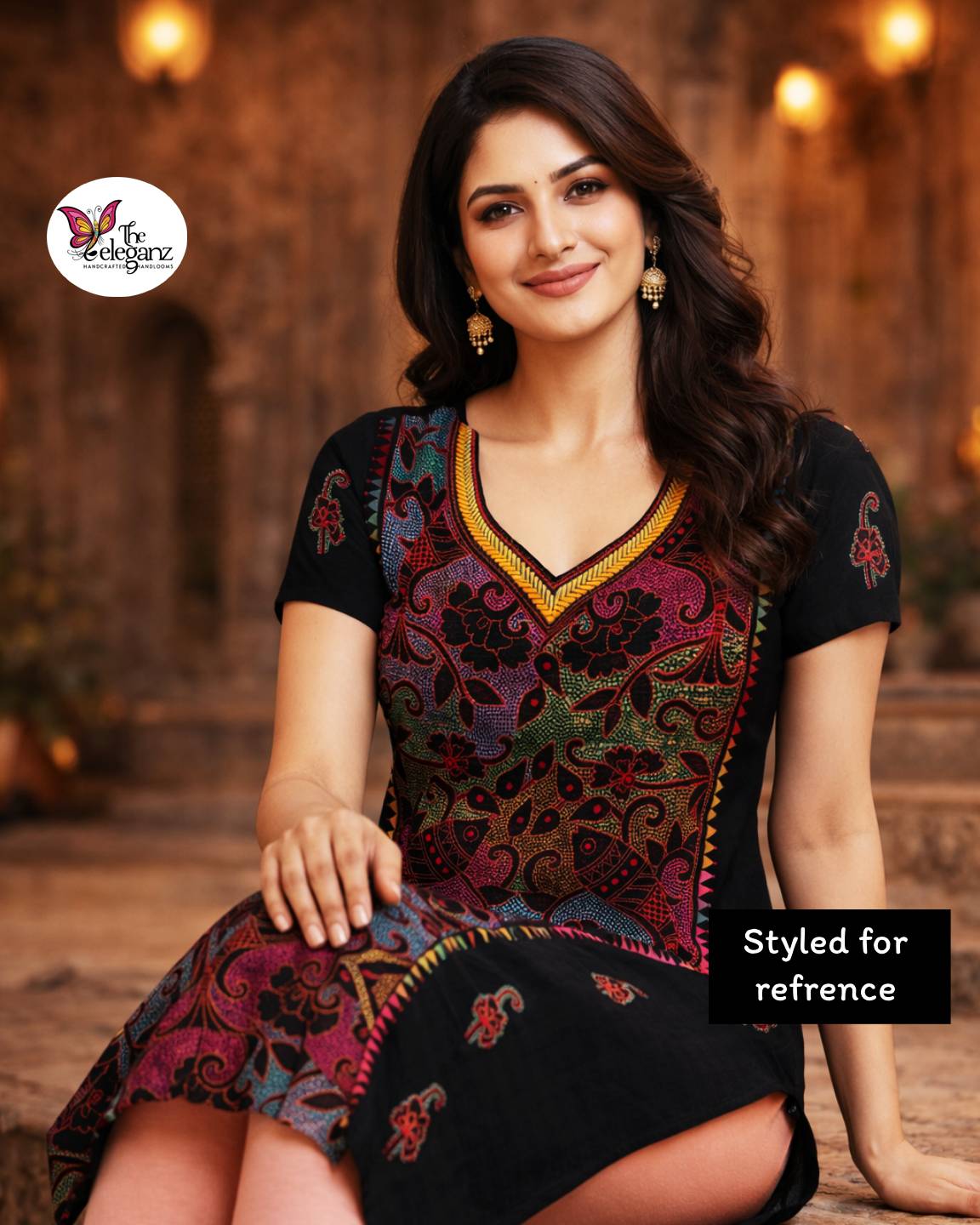 Matsya Ratri – Kantha Unstitched Suit Piece